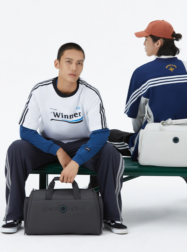 Tohugs Intelligent Sports Bag - Independent Shoe Compartment for Sports, Fitness, & Travel, with Deodorization & Sterilization Technology