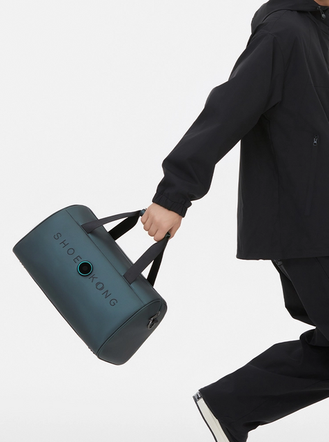 TOHUGS Multifunctional Mini Sports Pouch - Waterproof PU Leather, Dry & Wet Separation, Ideal for Fitness & Travel with Deodorization